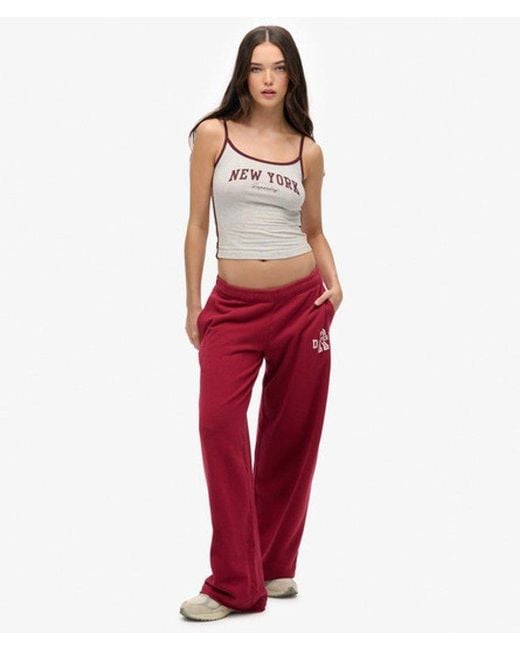 Superdry Gray & Co Athletic Essentials Branded Cami Top