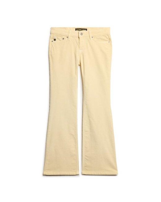 Superdry Natural & Co Low Rise Cord Flare Jeans