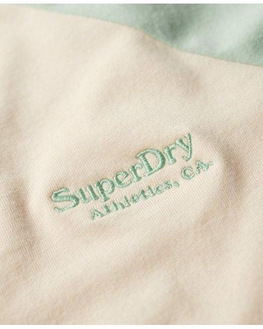Superdry Natural Essential Logo Long Sleeve Baseball Top
