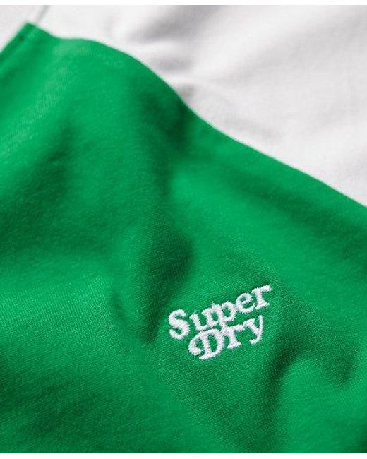 T-shirt à logo rétro essential Superdry en coloris Green