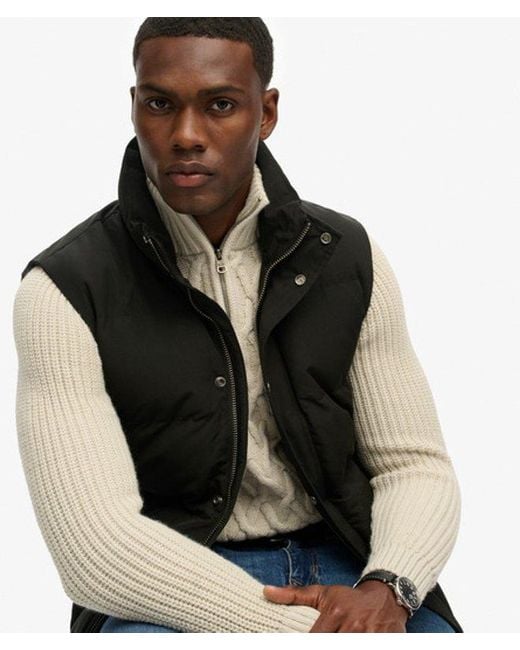 Superdry Blue & Co Everest Non-hooded Gilet for men