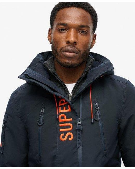 Superdry Blue Ultimate Windbreaker Jacket for men