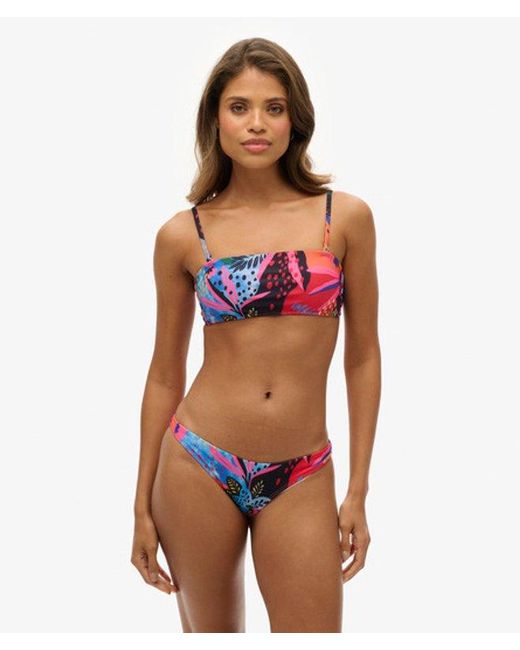 Superdry Red & Co Tropical Cheeky Bikini Briefs