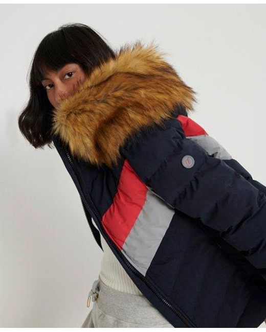 Superdry Blue Arctic Retro Puffer Jacket