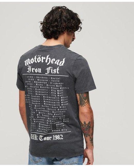 Superdry Motörhead X Limited Edition Band T-shirt in het Gray voor heren