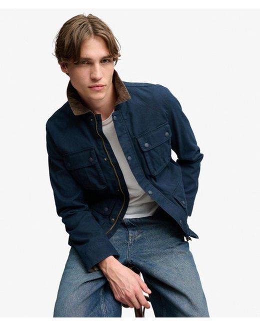 Superdry Blue & Co Preppy Burford Jacket for men