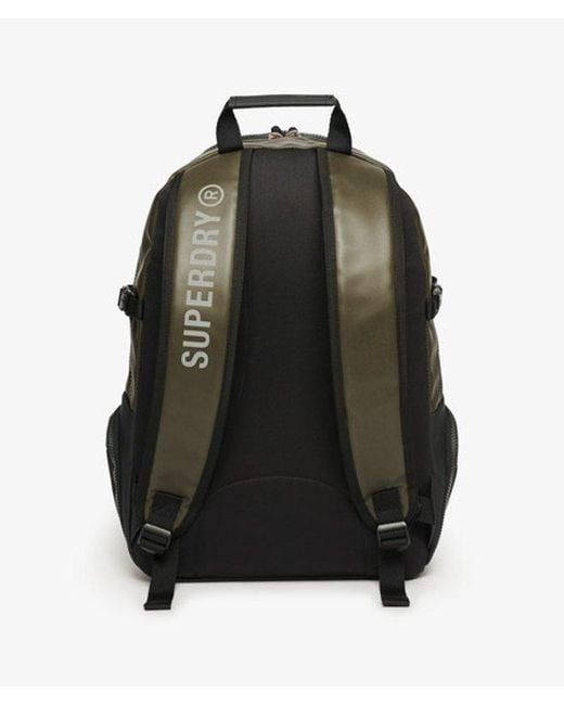 Superdry Green & Co Embroidered Logo Tarp Rucksack