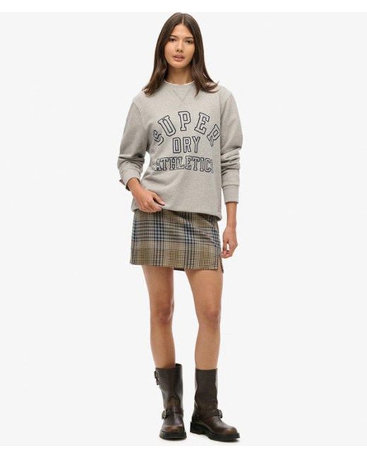 Superdry Gray & Co Check Mini Skirt