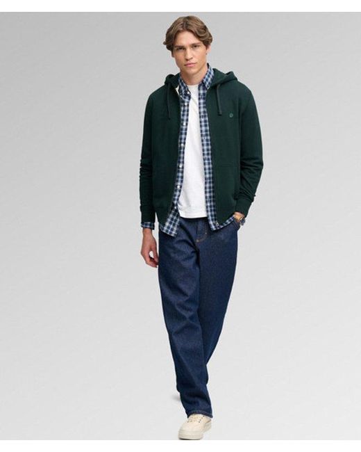 Superdry Gray & Co Essential Logo Zip Hoodie for men