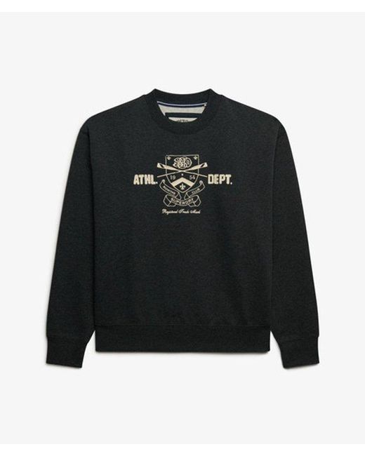 Superdry Black & Co Country Club Crew Sweatshirt