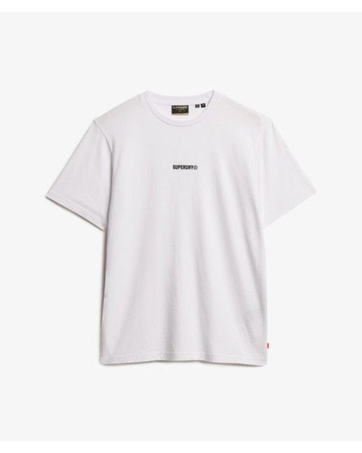 Superdry White & Co Micro Logo T-shirt for men