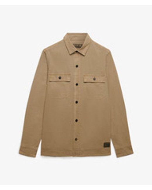 Superdry Natural & Co Military Long Sleeve Shirt for men