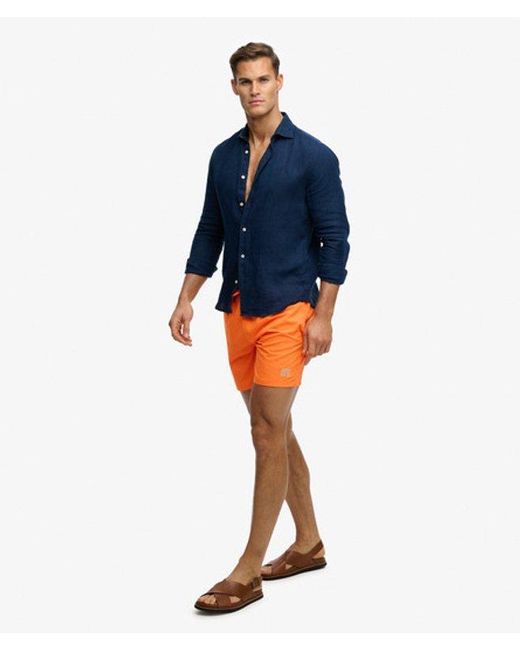 Superdry Orange & Co Essential 16-inch Swim Shorts for men