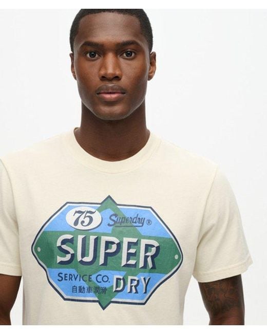 Superdry Multicolor & Co Workwear Gasoline Graphic T-shirt for men