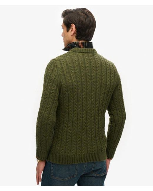 Superdry Green & Co Jacob Crew Jumper for men