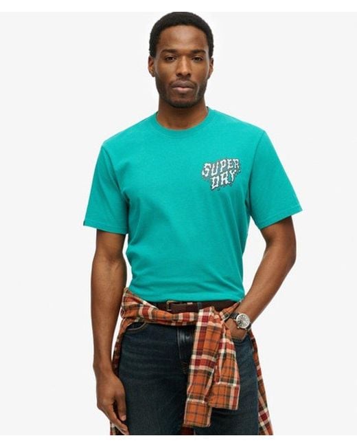 Superdry Blue & Co Outdoor Narrative Loose T-shirt for men