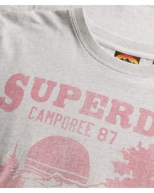 Superdry White & Co Lo-fi Outdoor Mono Relaxed T-shirt for men