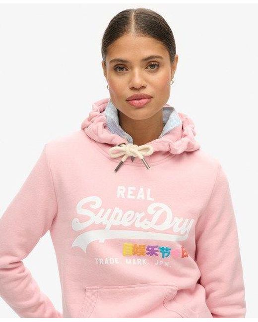 Superdry vintage logo pop hoodie new arrivals