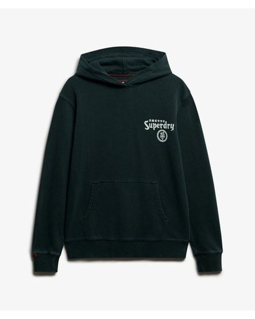 Superdry Gray & Co Tokyo Narrative Loose Hoodie for men