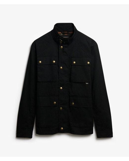 Superdry Black & Co The Merchant Store - Wax Racer Jacket for men