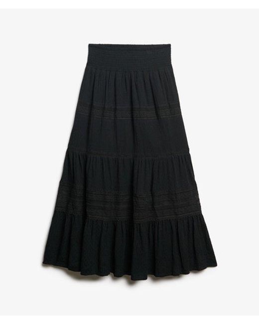 Superdry Ibiza Maxirok in het Black