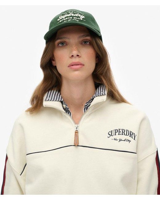 Femme Casquette De Base-Ball Vintage Club Taille: 1Taille Superdry en coloris Green
