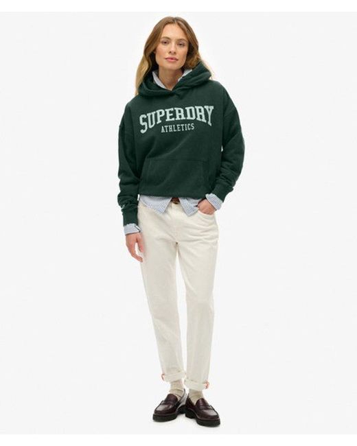 Femme Sweat À Capuche Athletic Essentials Coupe Décontractée Taille Superdry en coloris Green