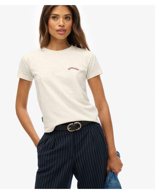 Superdry Blue & Co Essential Logo Fitted T-shirt