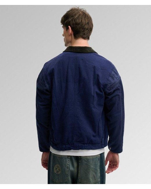 Superdry Blue & Co Carhartt Reworked Collared Jacket for men