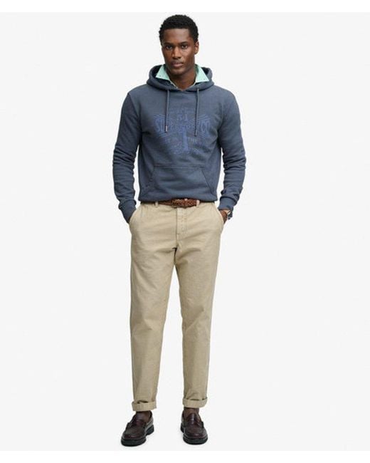 Superdry Blue & Co Lo-fi Dockside Hoodie for men