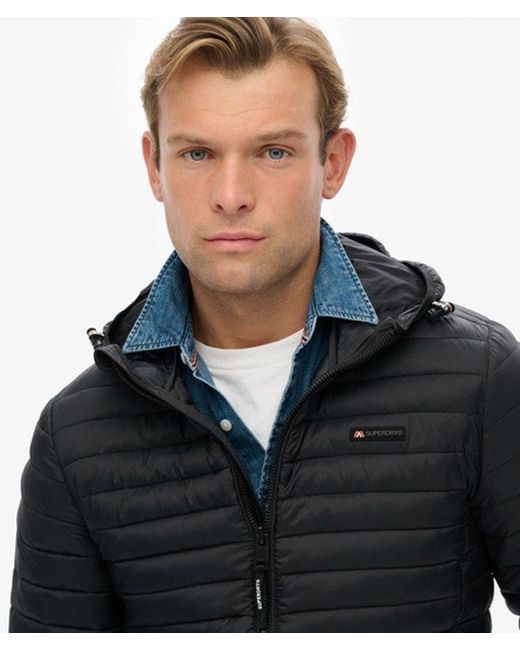 Superdry Blue & Co Hooded Fuji Lite Jacket for men