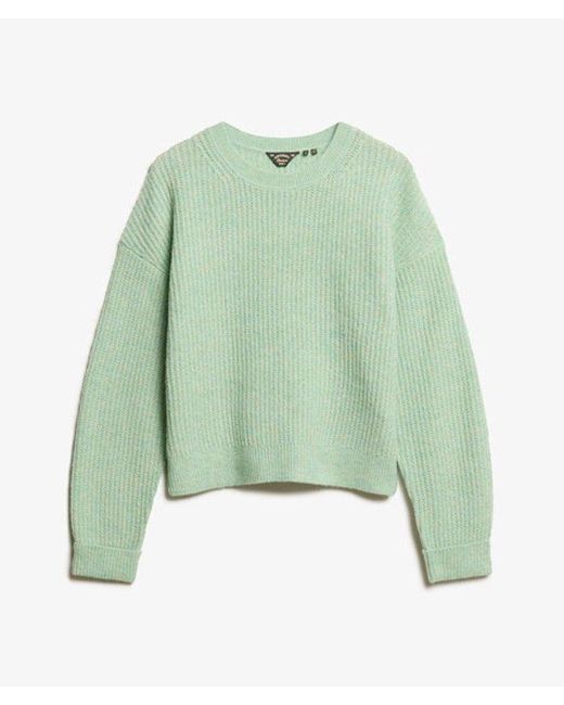 Superdry Green & Co Brushed Crew Neck Jumper
