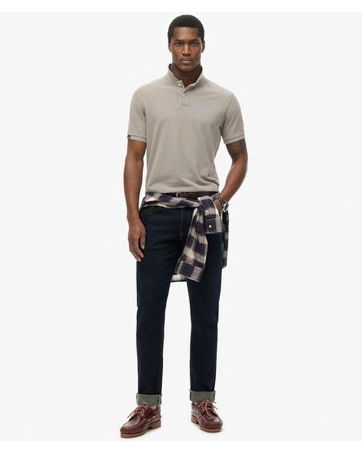 Superdry Gray & Co Vintage Destroy Polo Shirt for men