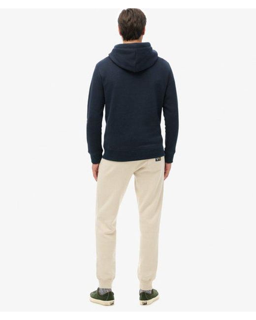 Superdry Blue Essential Logo Joggers for men
