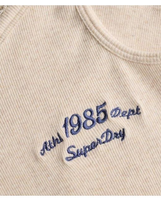 Femme Top À Bretelles Athletic Essentials Avec Boutons Taille Superdry en coloris Blue