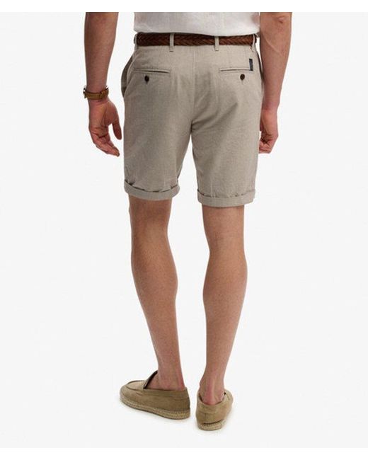 Superdry Natural & Co Premium Textured Chino Shorts for men