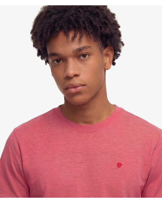 Superdry & Co Logo Embroidered T-shirt for men