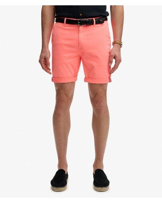 Superdry Red & Co Premium Regular Chino Shorts for men