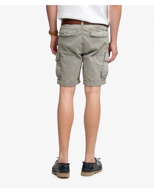 Superdry Core Cargo Shorts in het Gray voor heren