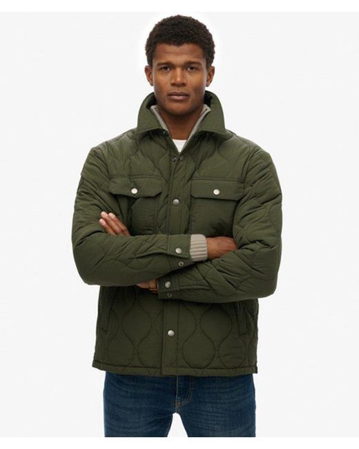Superdry Green & Co Surplus Liner Overshirt for men