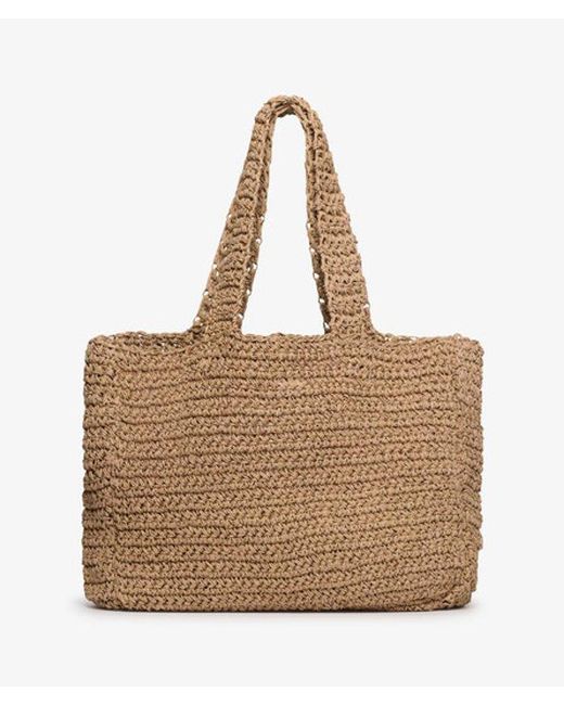 Superdry Natural & Co Crochet City Tote Bag