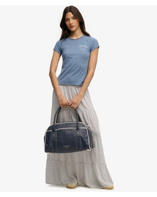 Superdry Blue & Co Vintage Bowling Bag