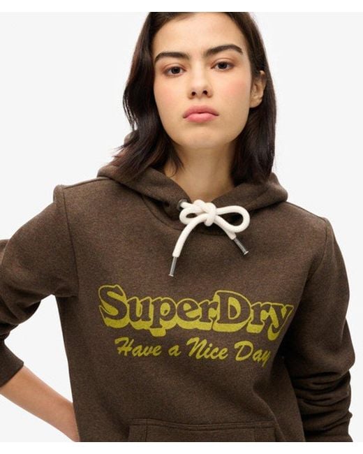 Superdry Gray & Co Archive Graphic Hoodie