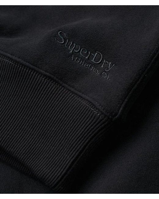 Superdry Black Essential Logo Relaxed Fit Sweatshirt