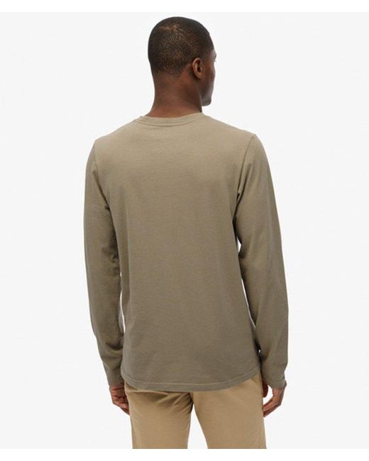 Superdry Classic Essential Top in het Green voor heren