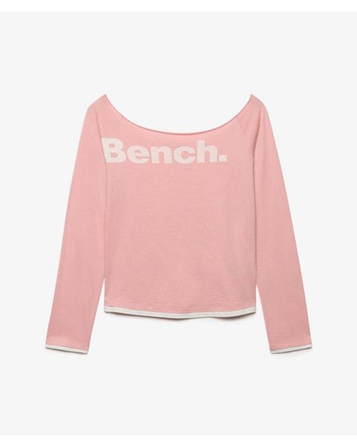 Superdry Red Bench X & Co Bench Fitted Long Sleeve Layer Top