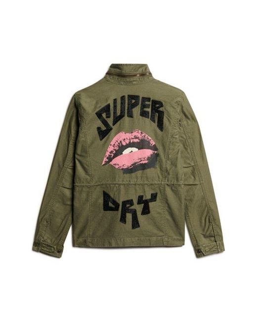 Superdry Green & Co Embellished Classic M65 Jacket
