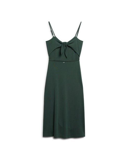 Superdry Green & Co Modal Jersey Open Back Dress
