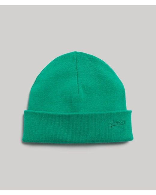 Superdry Green & Co Vintage Logo Beanie for men