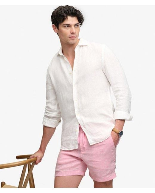 Superdry White & Co The Merchant Store - Linen Shorts for men